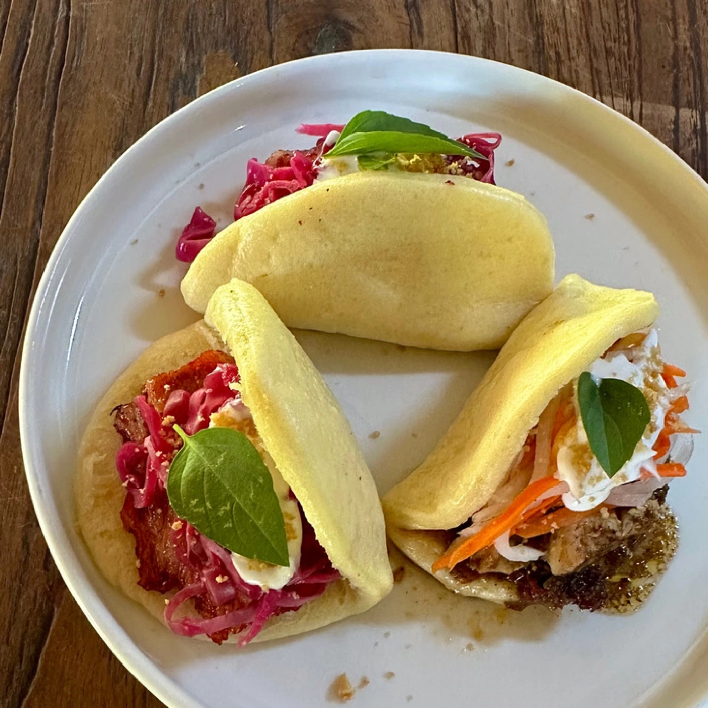 Bao buns at Seed in Bingin